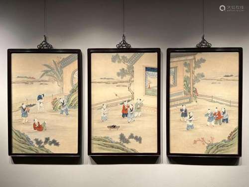 In the Qing Dynasty, a set of paper copies of "Baby Pla...