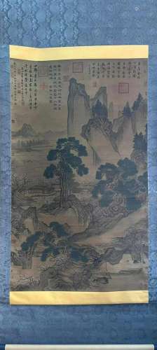 In ancient China, Li Tang's exquisite silk landscape was...