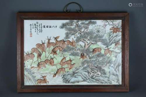 During the period of the Republic of China, the painted porc...