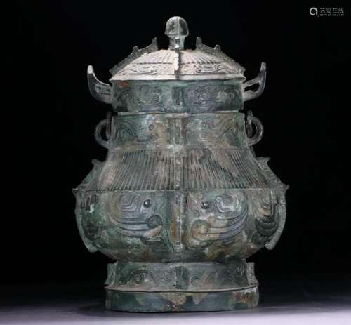 In ancient China, the copper lifting beam you