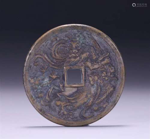 In ancient China, one copper coin