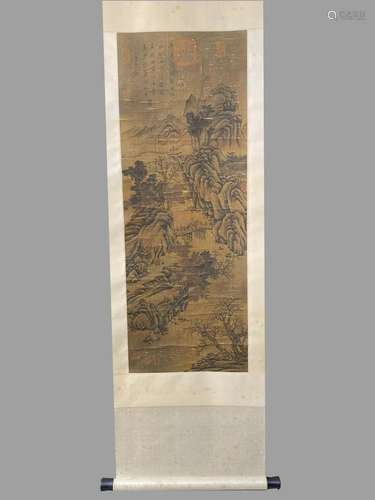 In ancient China, Guoxi's silk landscape stood on the ve...