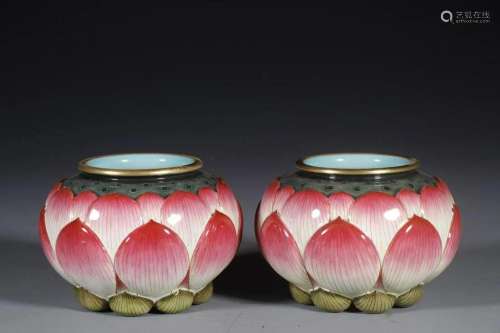 Qing Dynasty, lotus pot