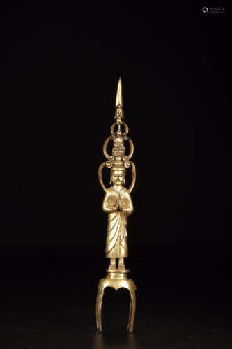 , copper shakyamuni BuddhaSize: 4 * 2.8 * 26 cm, weight 300 ...