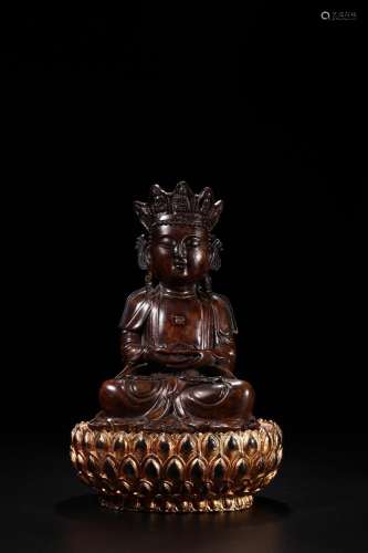 : Chen xiang guan Yin caveSize: 29.5 cm wide high 20 x 16 cm...