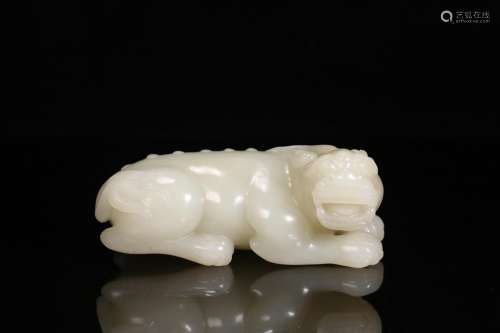 Hetian jade benevolent furnishing articles, the mythical wil...