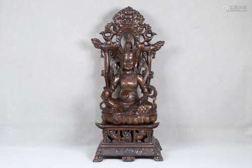 Old Chen xiang huang mammon statues, pure aloes, fragrance c...