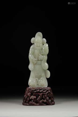 Furnishing articles, hotan jade fusionSize: 8.8 x5.6 x26cm t...