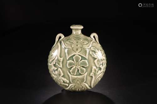 : yao state kiln carved double series flat bottlesSize;Long ...
