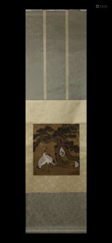 : famous BianJingZhao silk scroll vertical shaftSize: 35 x39
