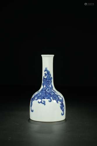 Blue and white real talent, "" moire bellSize: 19 ...