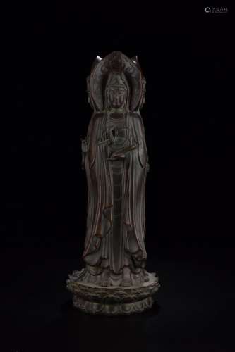 Stone: end all around guanyin statueSize: 15 cm high 39.5 cm...