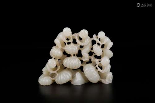 And hetian jade more blessing the childrenSize: 13 x 5 x 10 ...