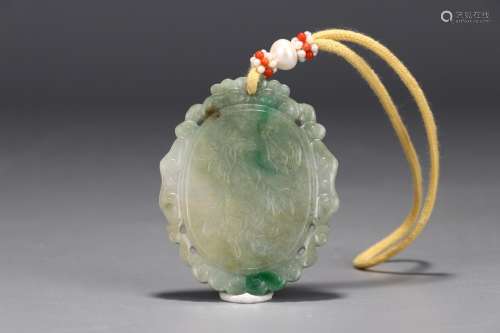 Jade: many children blessed listed5.3 cm long, 4.4 cm wide, ...