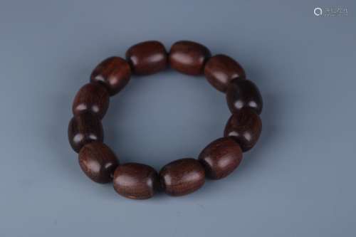 , lobular rosewood tube bead stringSize: bead diameter 1.5 c...
