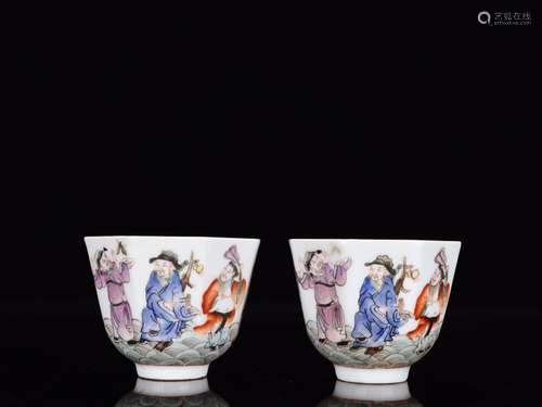 A pair of cups - pastel "ensemble"Specification: 5...