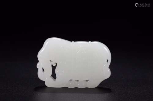 hetian jade peace as furnishing articlesSizelong 7 cm thick ...