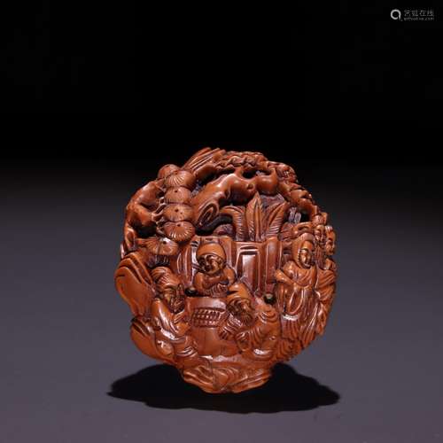 Nuclear carving characters play a story.Specification: 5.8 c...