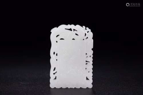 hetian jade happy than listedSize6.8 cm wide and 4.6 cm thic...