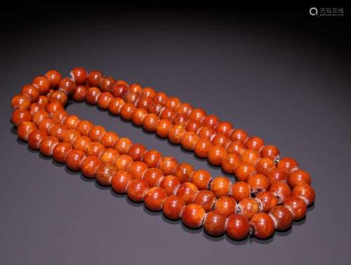 The old wax 108 beadsSpecification: bead diameter 1.42 cm we...