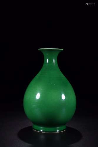 , "" green glaze okho springSize17 cm high and 27 ...