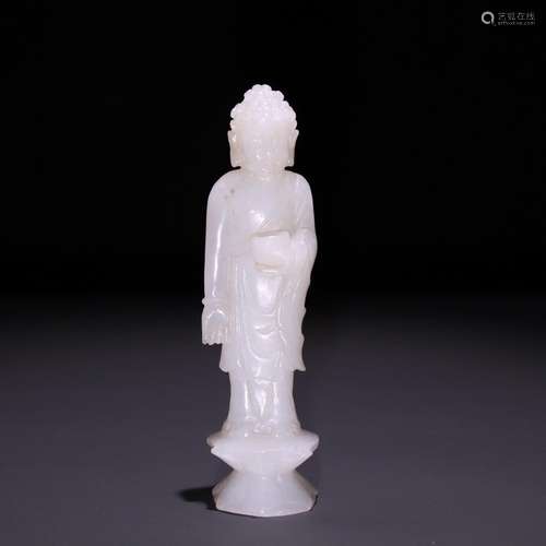 And hetian jade medicine guru Buddha stands resembleSpecific...