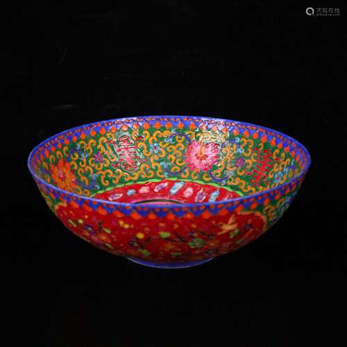 Chinese Enamel Filigree Porcelain Handmade Exquisite Bowls 2...