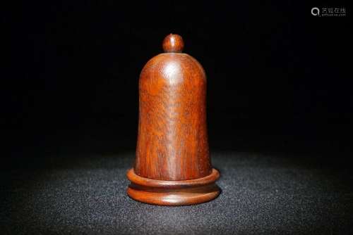 Chinese Natural Rosewood Handmade Exquisite Ring Boxes 65612