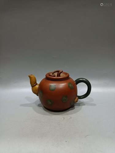 Chinese Yixing Zisha Clay Handmade Exquisite Teapot 21705