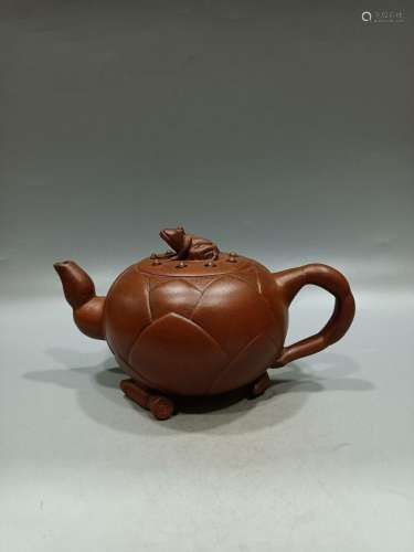 Chinese Yixing Zisha Clay Handmade Exquisite Teapot 10232