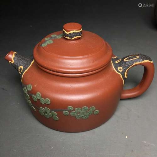 Chinese Yixing Zisha Handmade Exquisite Teapot 72050