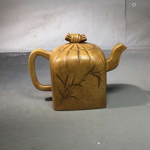 Chinese Yixing Zisha Handmade Exquisite Teapot 47816