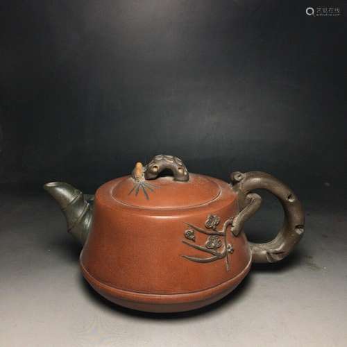 Chinese Yixing Zisha Handmade Exquisite Teapot 35232