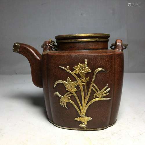 Chinese Yixing Zisha Handmade Exquisite Teapot 60603