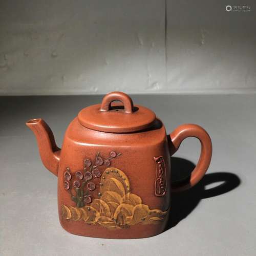 Chinese Yixing Zisha Handmade Exquisite Teapot 55232