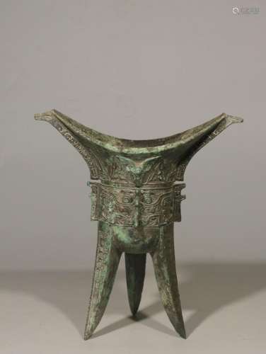 .Exquisite decorative bronze goblet furnishing articlesSize:...