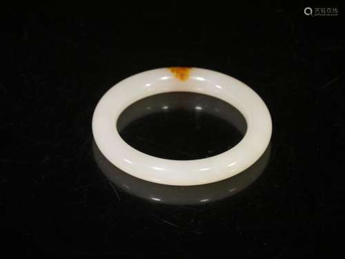 Hetian jade belt ooze element face braceletSize: 1.0 cm thic...