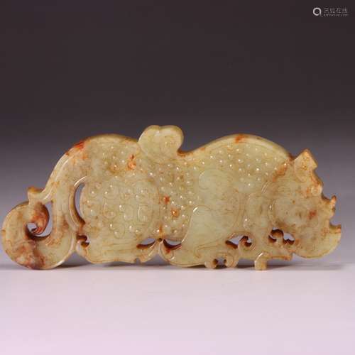 : hetian jade benevolent accessoriesSize: 14.8 cm long, 6.2 ...