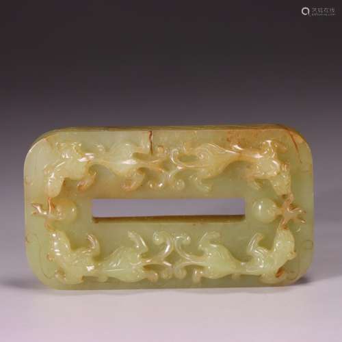 : hetian jade therefore Long BiSize: 8.3 cm long, 5 cm wide1...