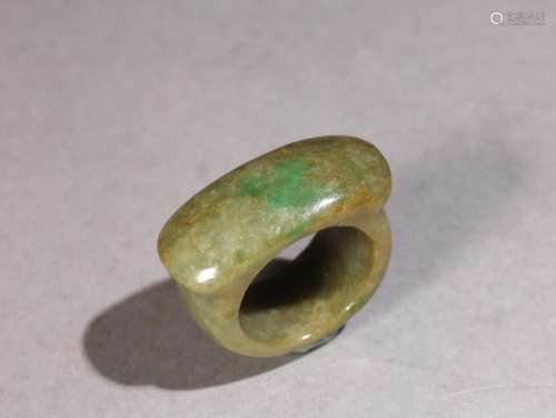 Jade, element face ringSpecification: length 3.2 cm width 2....