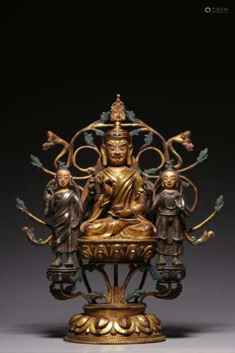 Three even the Buddha, the copper mine loader lotus division...