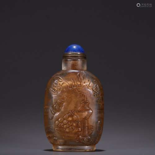 Old coloured glaze carving, antique snuff bottlesSpecificati...