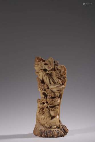 Antlers carved panasonic elder furnishing articlesSize: 20 c...