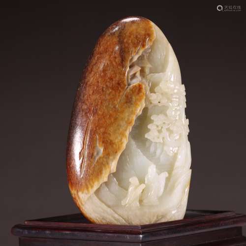 Figure dashanzi furnishing articles: hetian jade stories of ...