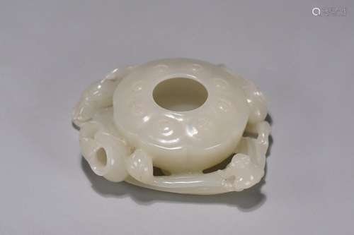 Cowen: hetian jade all the way even the writing brush washer...