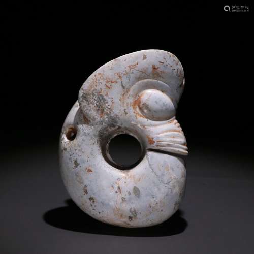 Chicken bone of hongshan culture jade pig dragon.Specificati...