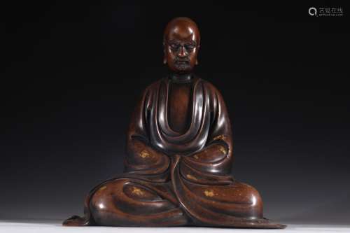 , copper "dharma" statues,Specification: high 29 c...