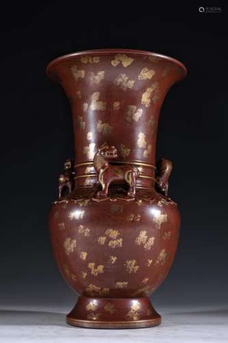 , flower vase with rust red colour benevolent grainSpecifica...