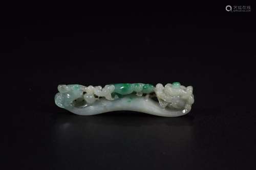 Jade black dragon godchild bucklesLong and 8.1 cm wide and 1...
