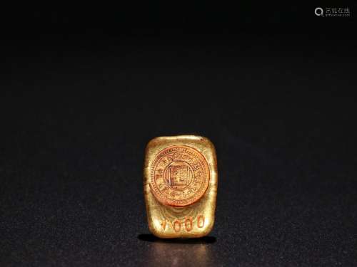 One or two gold ingots, Macao "oche"Specification:...